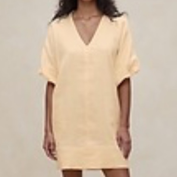Banana Republic LIVIA LINEN MINI DRESS - Picture 1 of 10